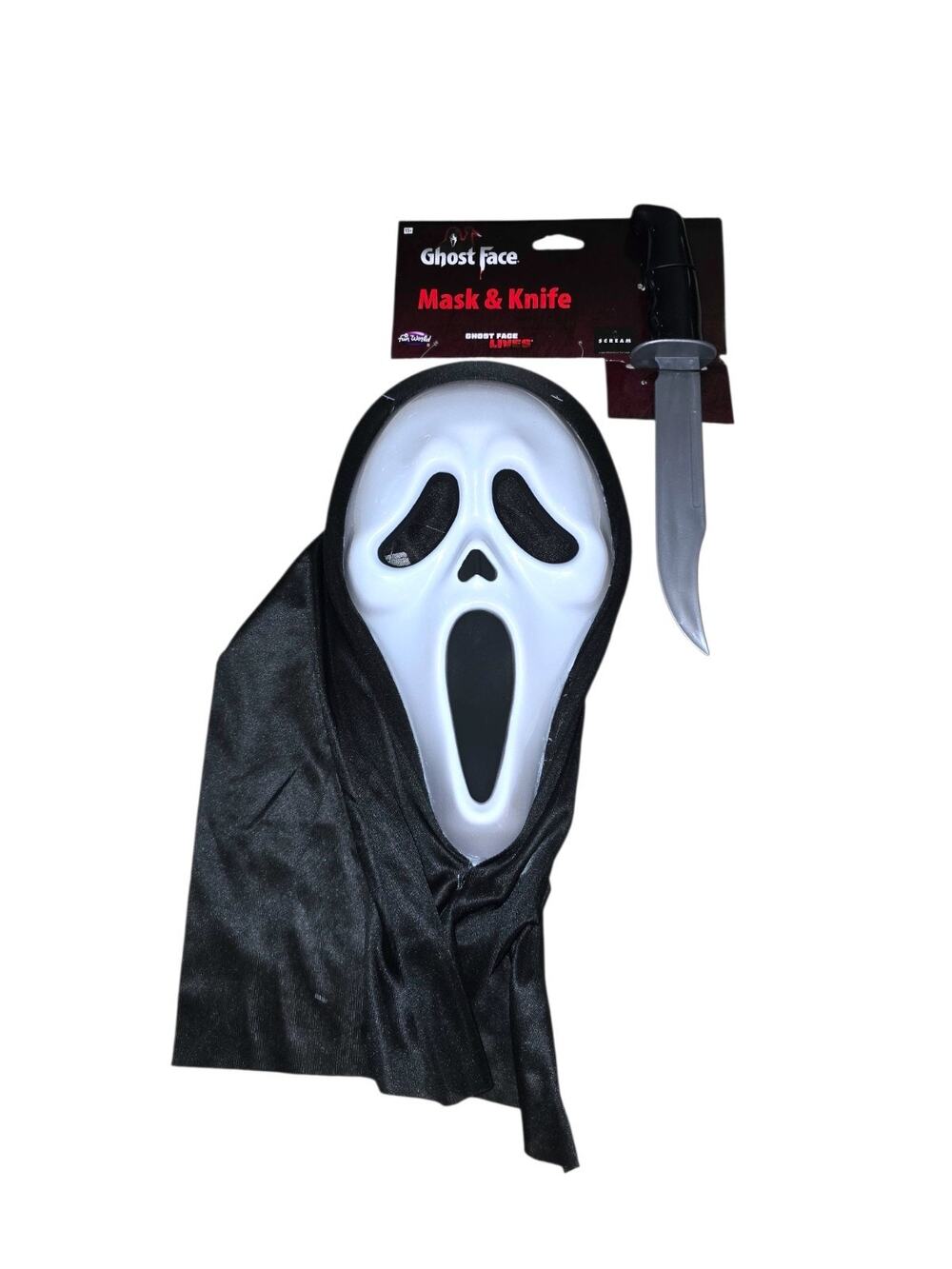 Scream Ghost Face Mask & Knife Set by Fun World 2021 NWT Paramount Pictures